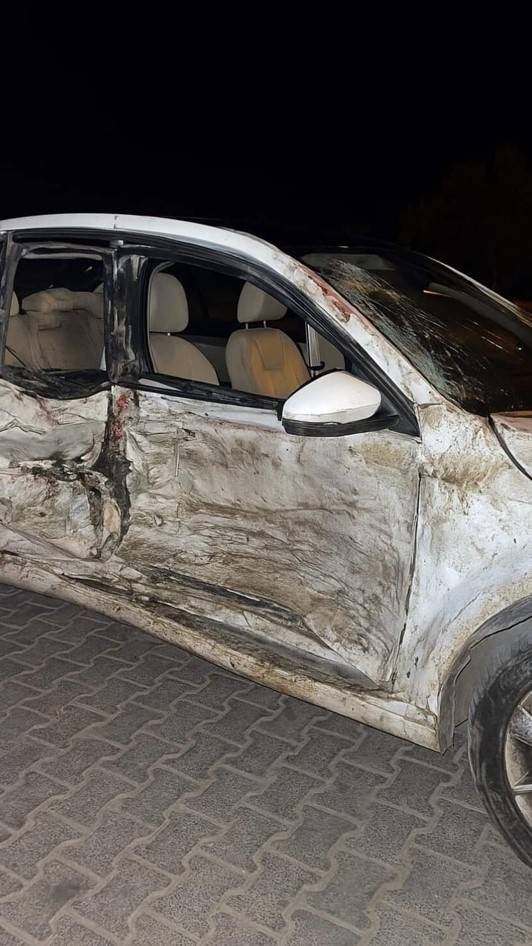 Şanlıurfa' da Devrilen Otomobilin Sürücüsü Yaralandı !