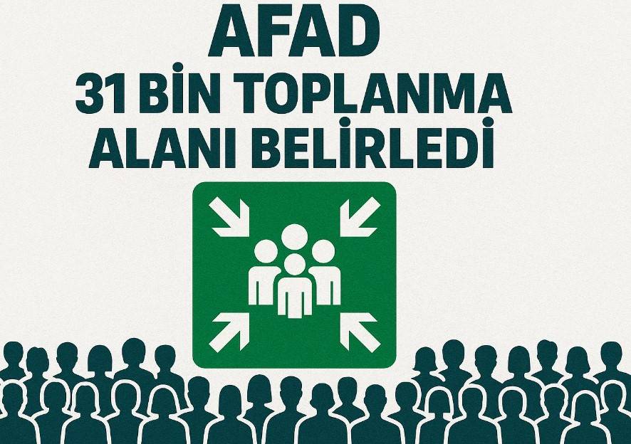 AFAD 31 Bin Toplanma Alanı Belirledi!