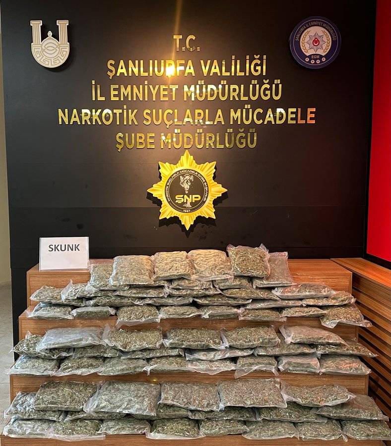 Vali Şıldak: 35 Kilo Skunk Ele Geçirildi