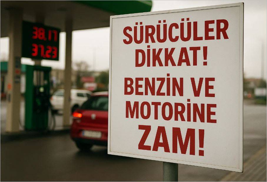 Sürücüler Dikkat! Benzin ve Motorine Zam!