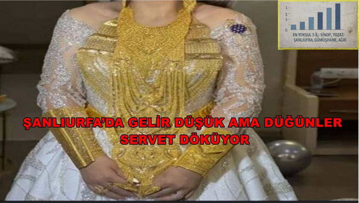 Şanlıurfa’da Gelir Düşük Ama Düğünler Servet Döküyor