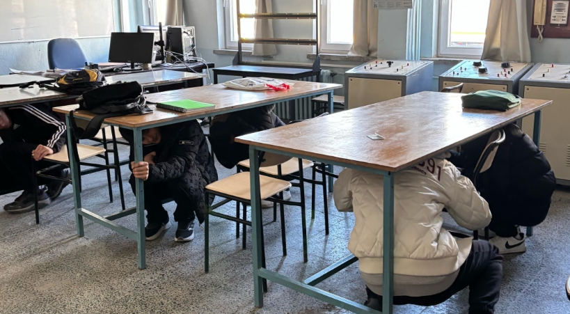 Eğitim Kurumlarında Eş Zamanlı Afet Hazırlığı Tatbikatı