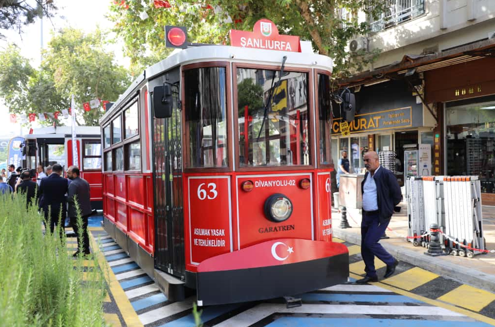 Şanlıurfa Sokaklarında Nostaljik Tramvay Seferleri Başladı!