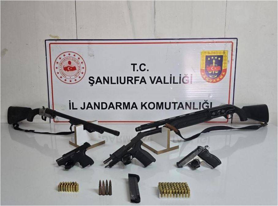 Şanlıurfa’da Kaçak Silah Operasyonu: 8 Gözaltı