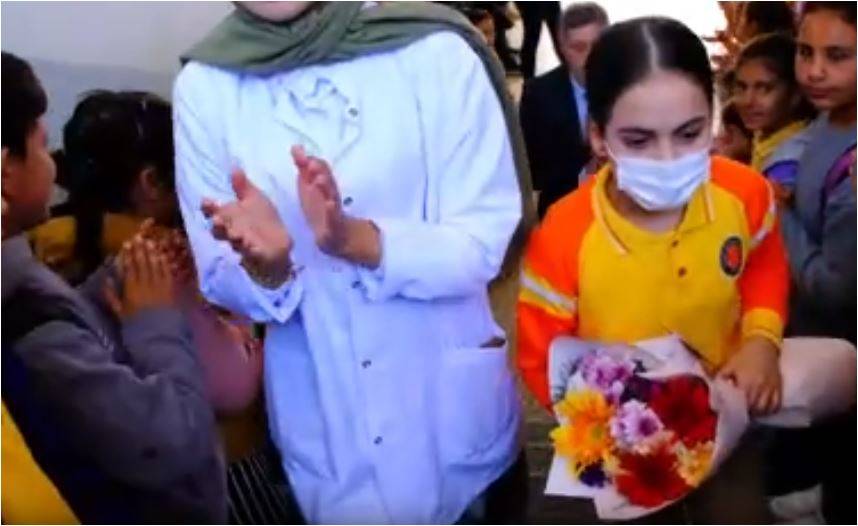 Şanlıurfa'da Lösemiyi Yenen Küçük Asmin Okuluna Kavuştu