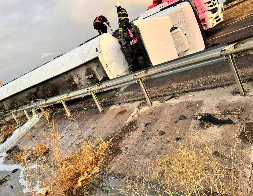 Viranşehir-Şanlıurfa Karayolu’nda Korkutan Kaza