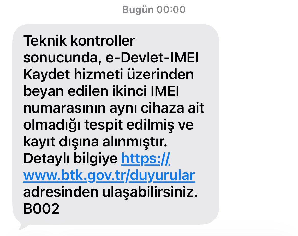 BTK’dan Yeni Yıl Uyarısı: IMEI’ler Kapatılacak