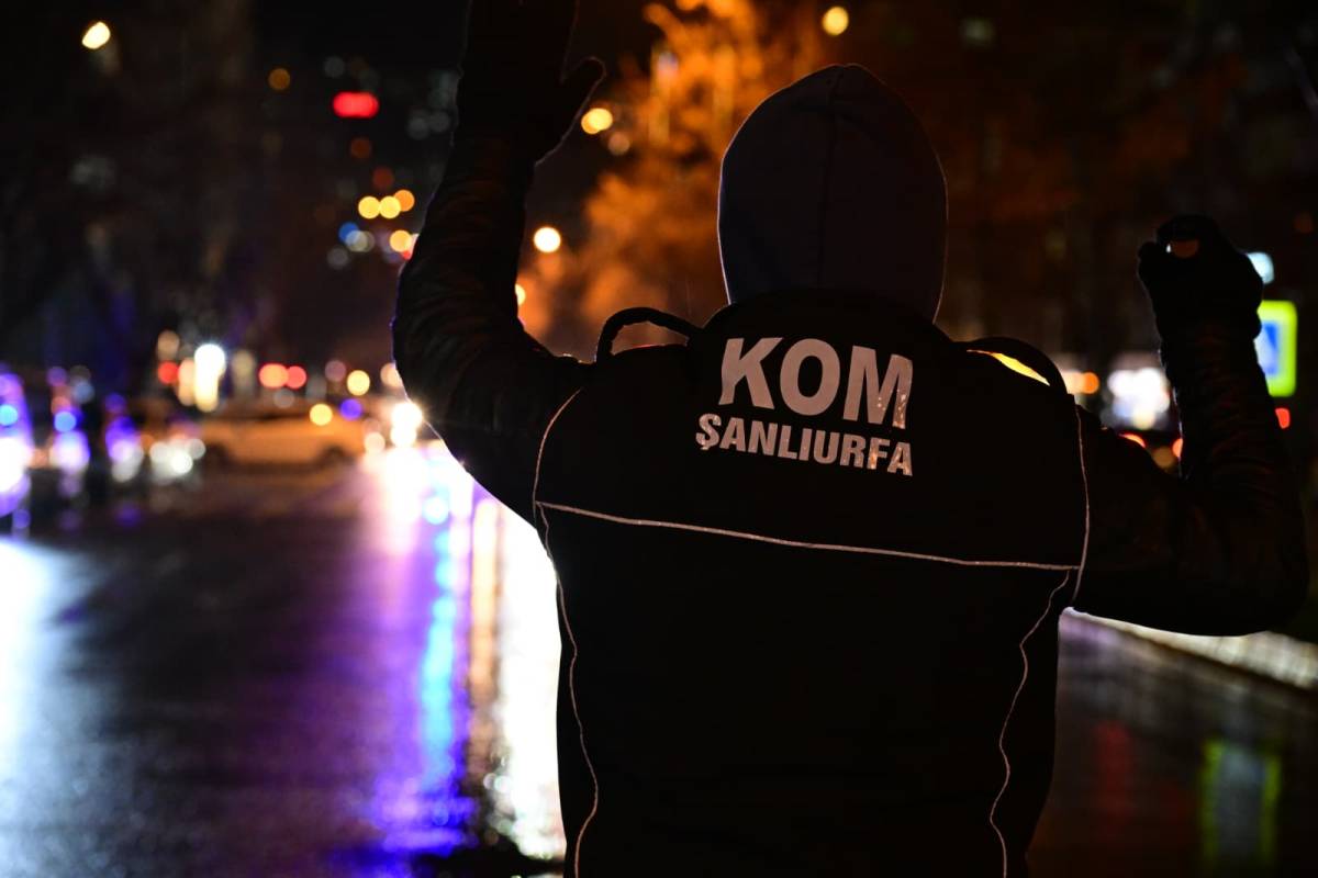 Emniyet Müdürü Aksoy da katıldı: Urfa'da dev “Huzur-63” uygulaması!