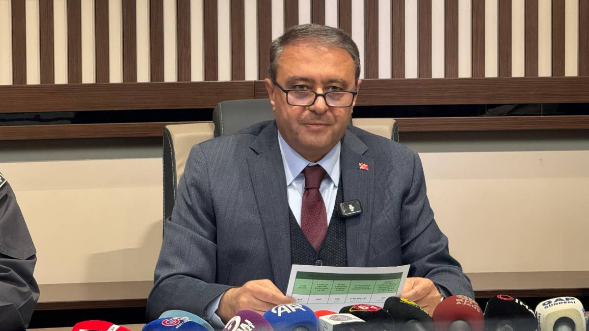 Vali Şıldak asayiş bilançosunu açıkladı: İşte detaylar!