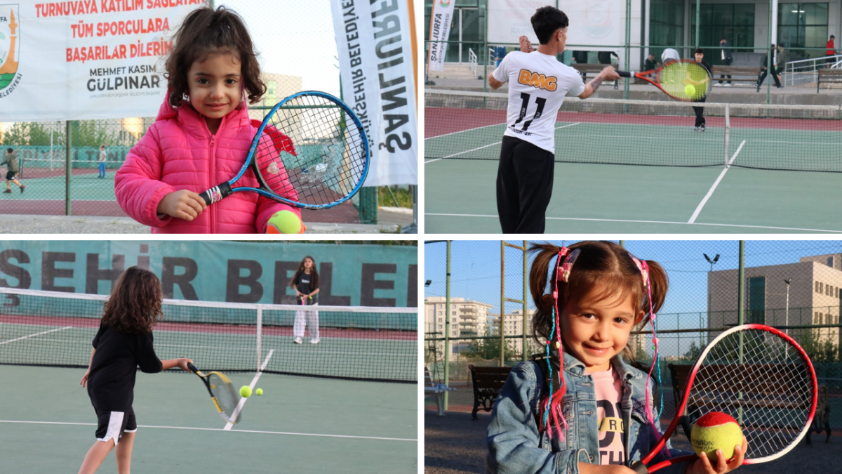 Şanlıurfa’da 23 Nisan tenis turnuvası başladı!