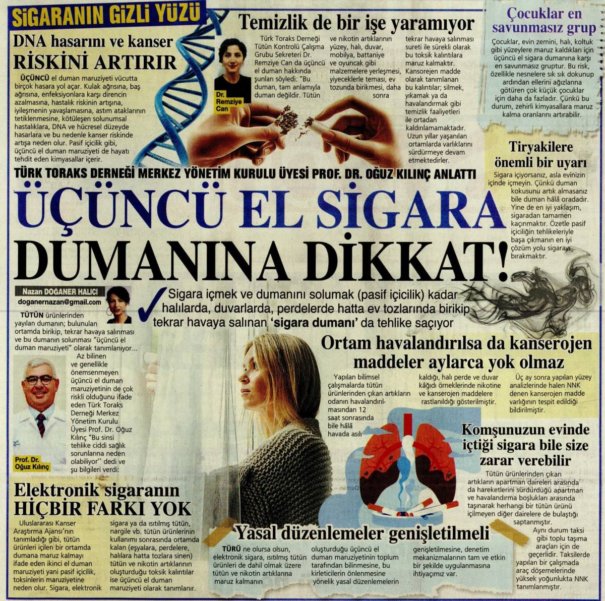 Elektronik sigaralar akciğer sağlığını tehdit ediyor!
