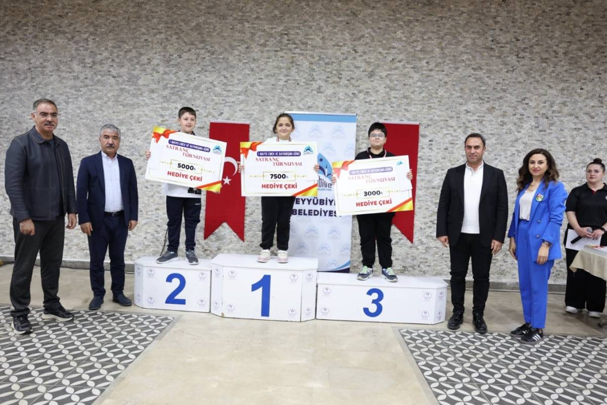 Eyyübiye’de Satranç Turnuvası yapıldı
