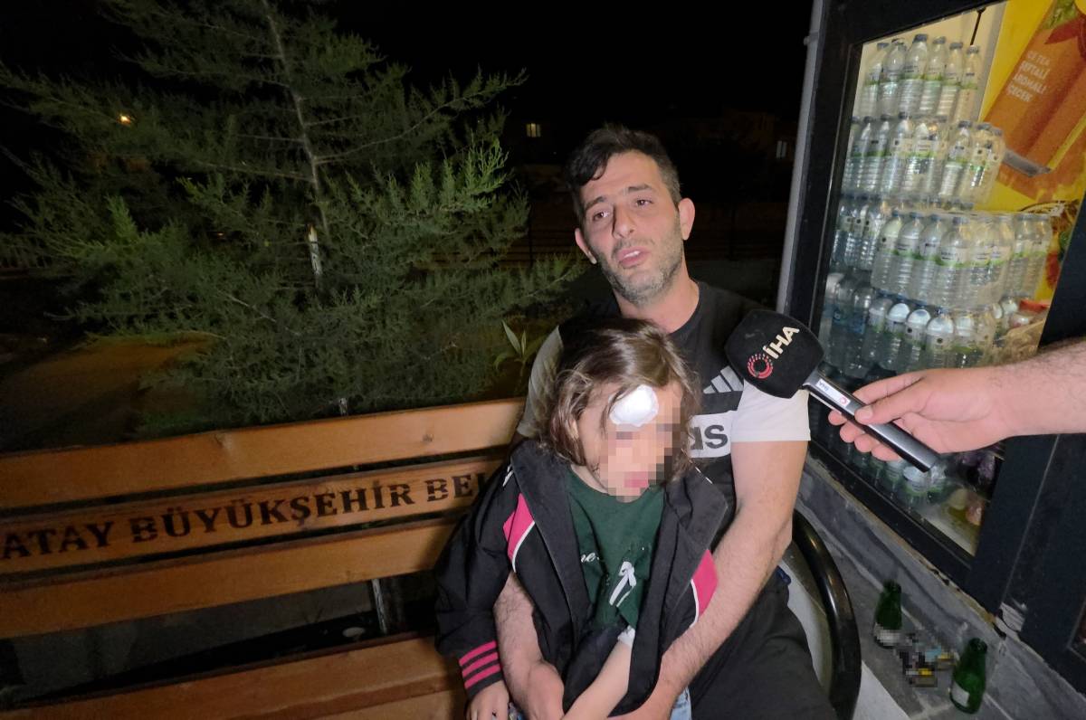 Yola fırlayan çocuğa otomobil çarptı!