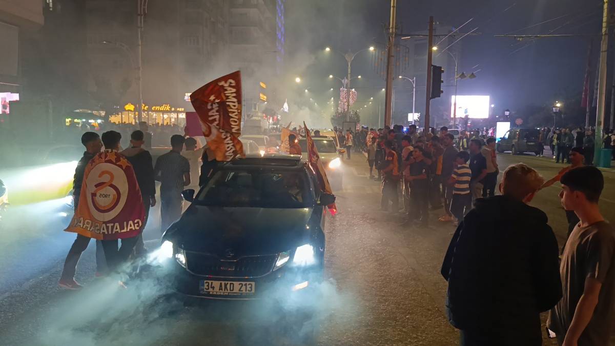 Galatasaray’ın şampiyonluğu Urfa’da coşkuyla kutlandı!