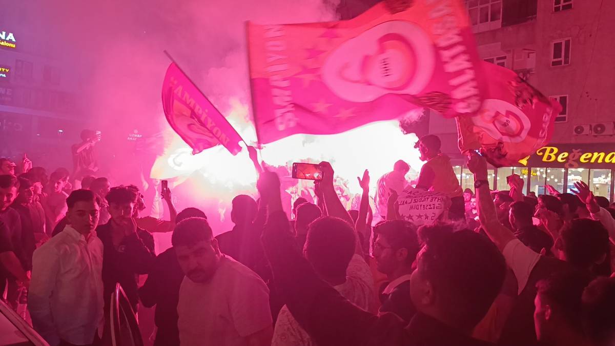Galatasaray’ın şampiyonluğu Urfa’da coşkuyla kutlandı!