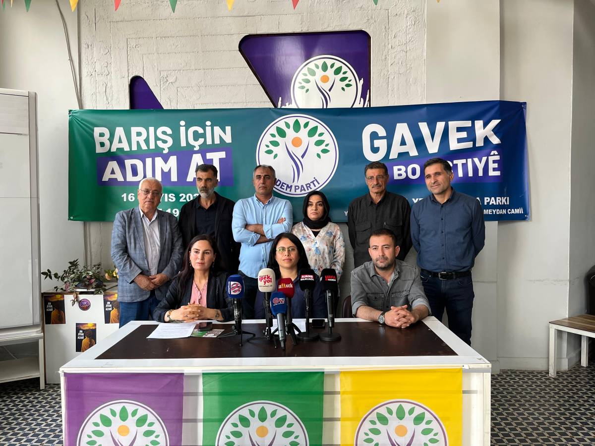 DEM Parti'den Şanlıurfa'da barış yürüyüşü çağrısı!