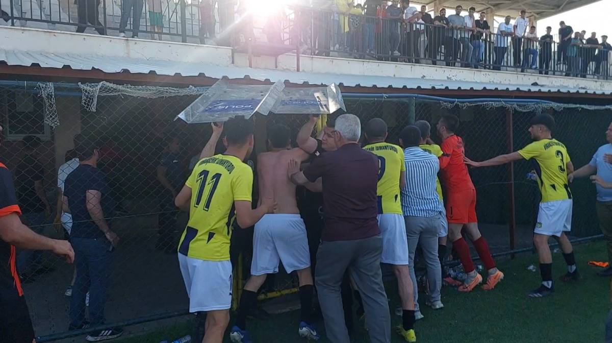 Şanlıurfa'da şampiyonluk maçı sonrası kavga!