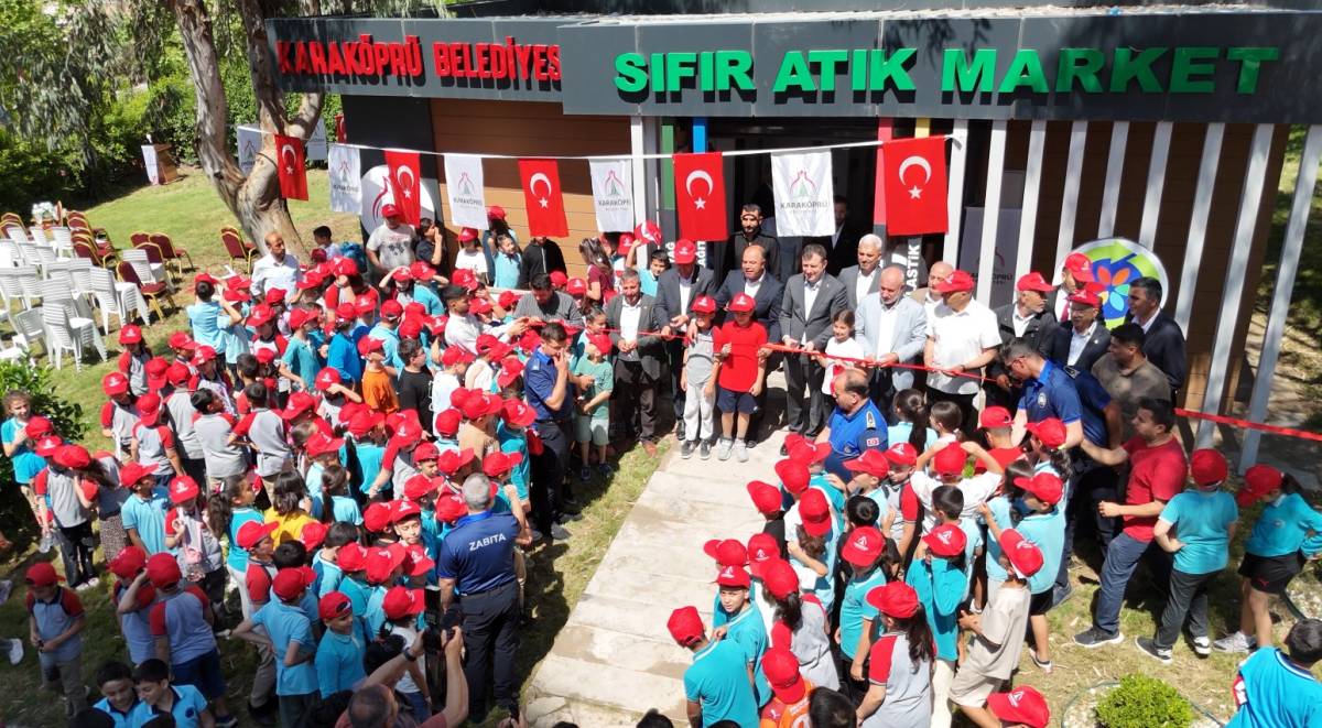 Karaköprü'de Sıfır Atık Marketler hizmete açıldı!
