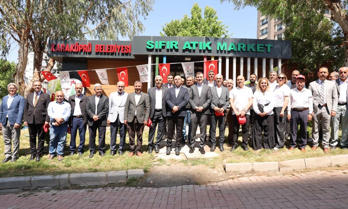 Karaköprü'de Sıfır Atık Marketler hizmete açıldı!