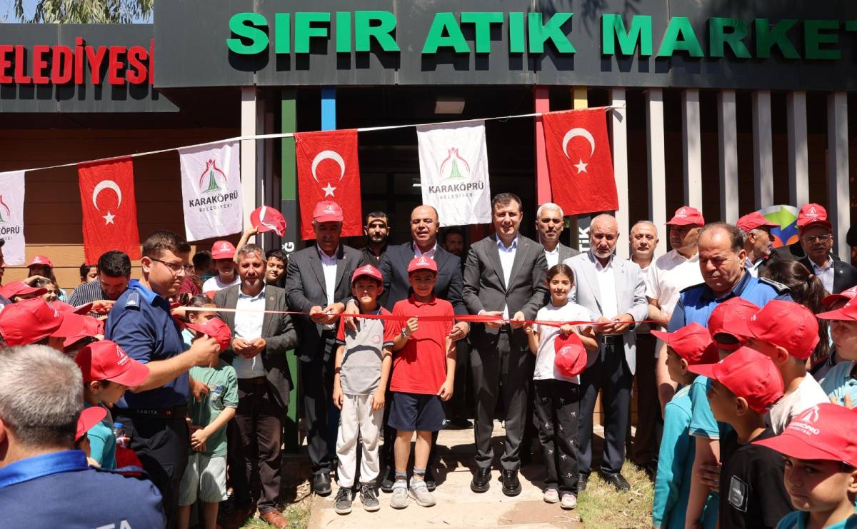 Karaköprü'de Sıfır Atık Marketler hizmete açıldı!