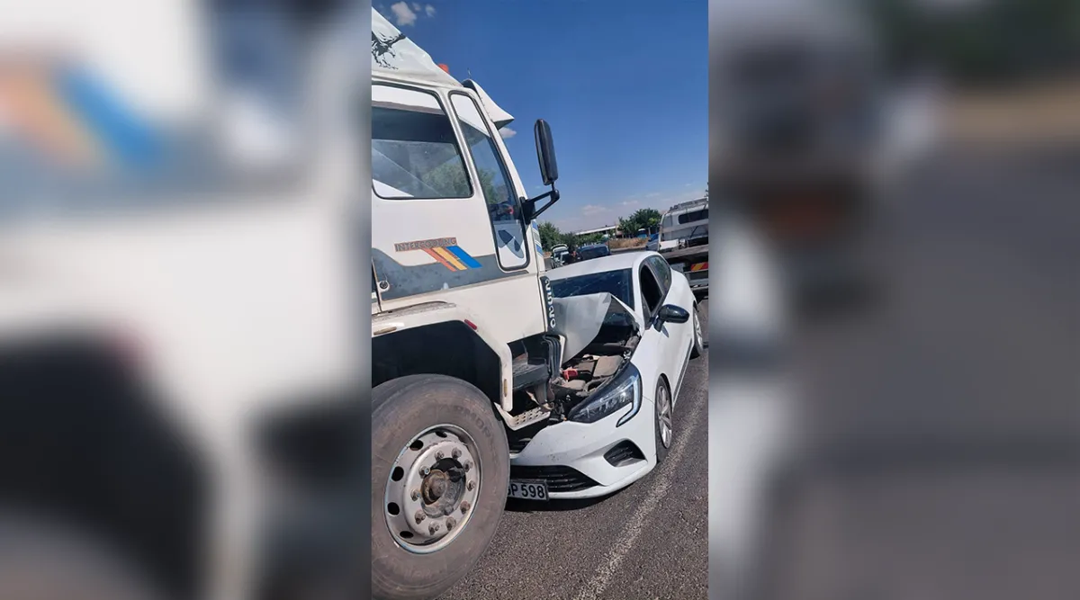 Urfa'da feci kaza!
