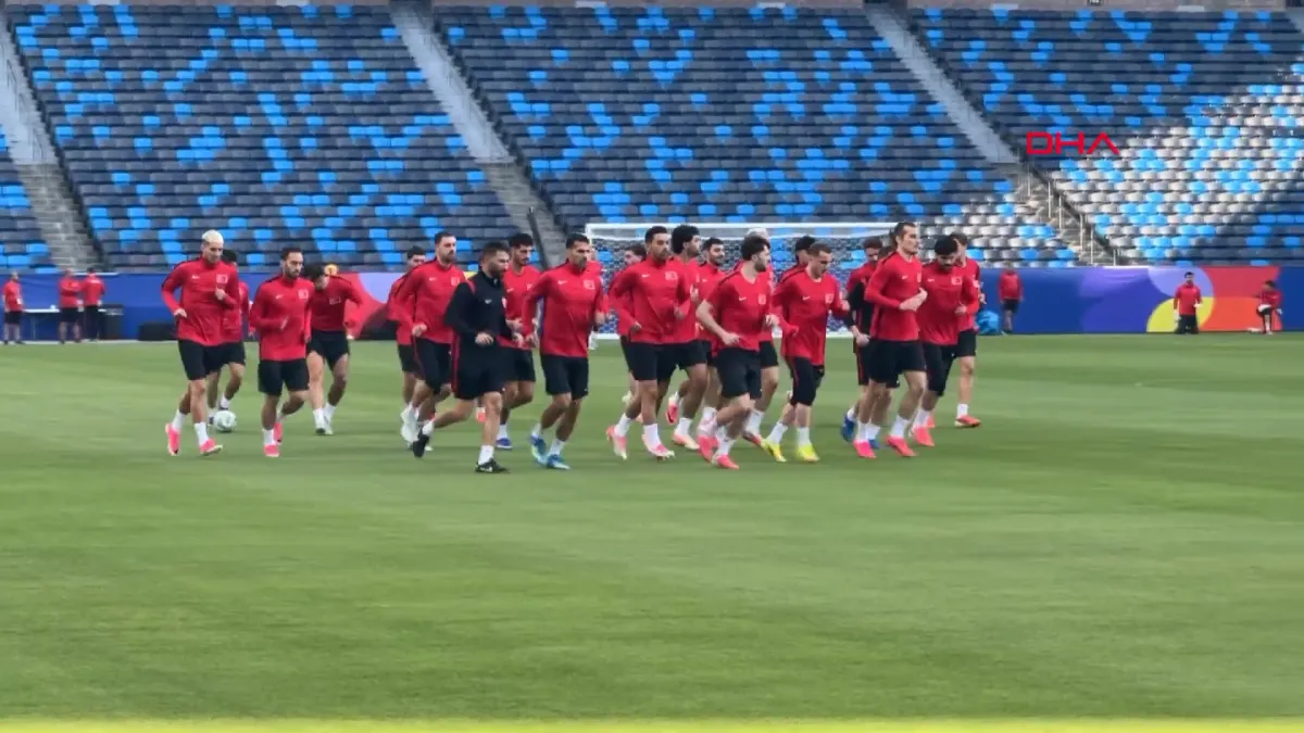 A Milli Futbol Takımı, Los Angeles’taki ilk antrenmanını yaptı!