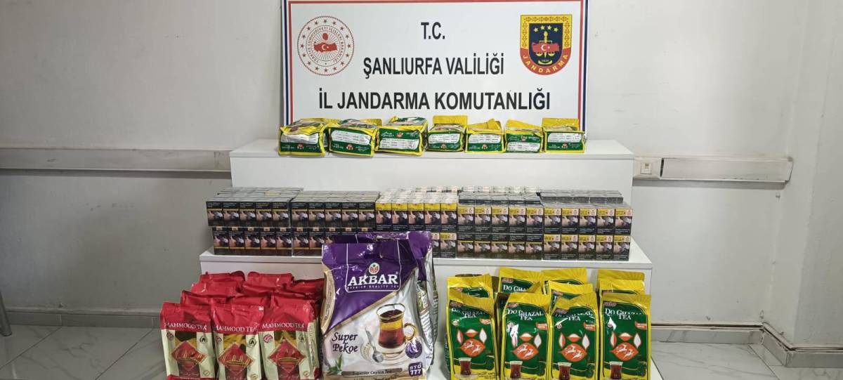 Şanlıurfa'da kaçak ürün operasyonu! Çok sayıda şahsa işlem!