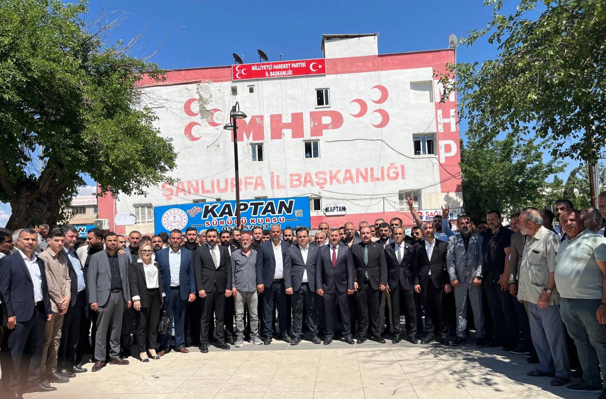 MHP Şanlıurfa İl Başkanlığında devir teslim töreni düzenlendi!
