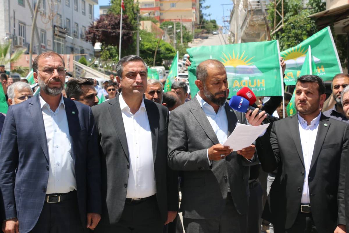 HÜDA PAR'dan Bozova Belediyesi'ne sert tepki!