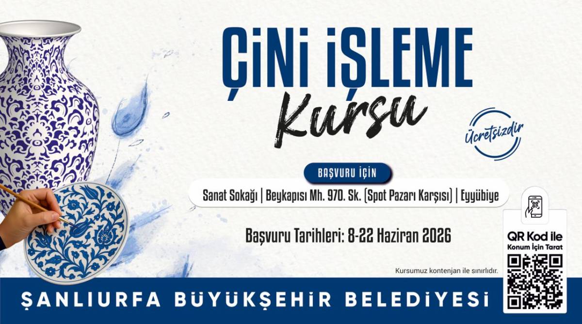 Şanlıurfa Büyükşehir Belediyesi Kültür Kursları İçin Başvurular Başladı