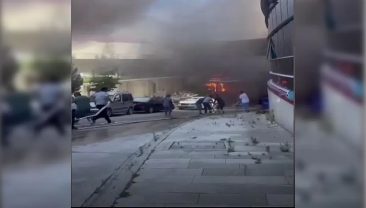 Hastanede yangın!