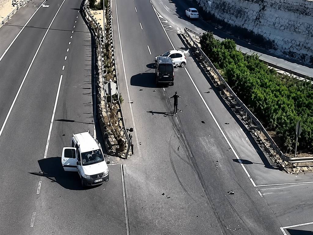 Urfa'da feci kaza! kaza anı kamerada!