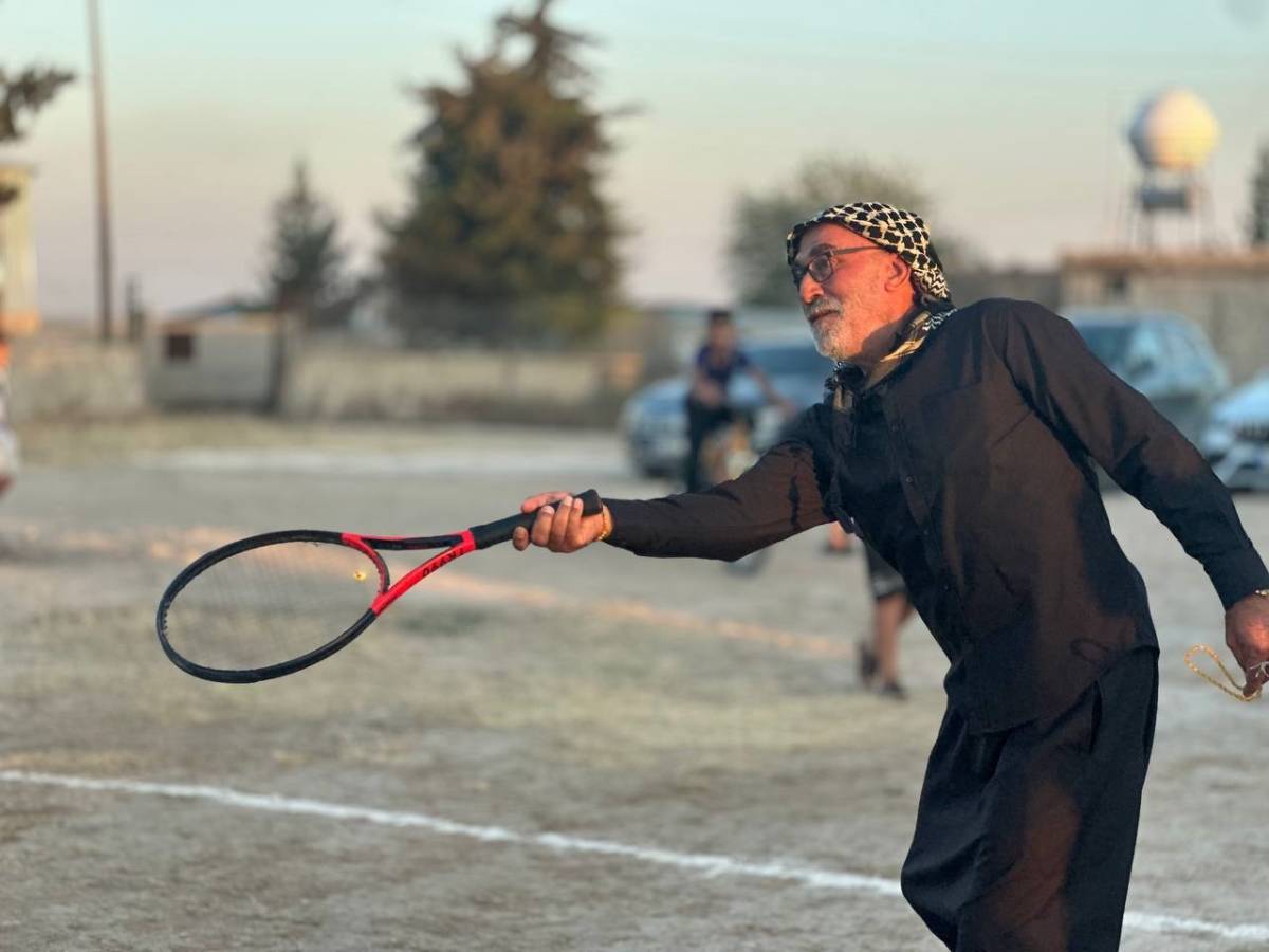 Şanlıurfa'da köylülerin tenis keyfi!