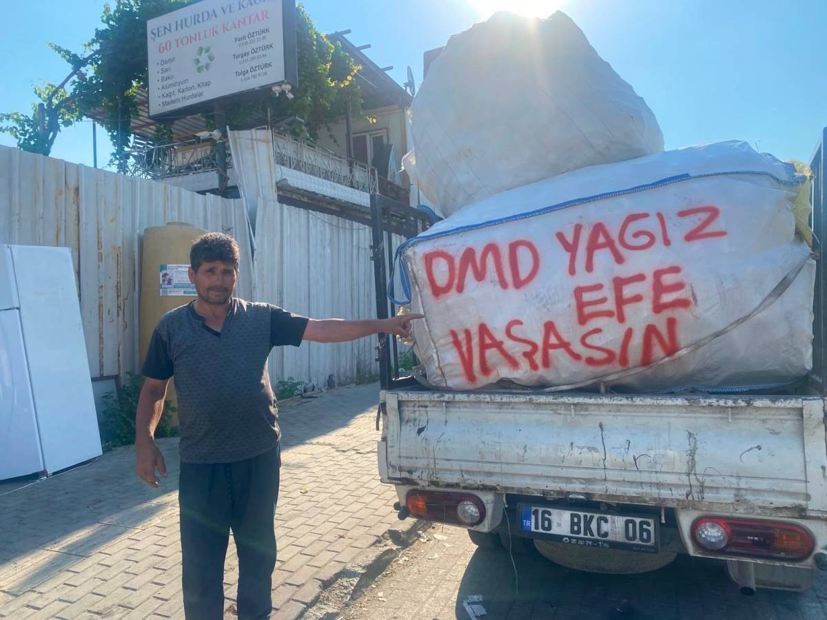 Kağıt toplayıcılarından DMD hastası  anlamlı destek!