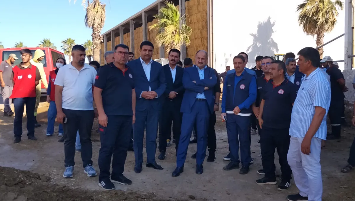 Urfa'da yangın çıkmıştı: Söndürme işlemleri devam ediyor!