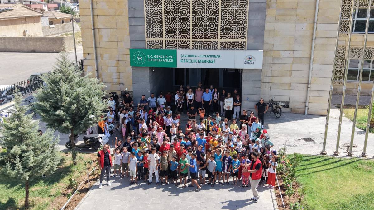 Şanlıurfa'da çocuklar yaz tatilini dolu dolu geçiriyor!