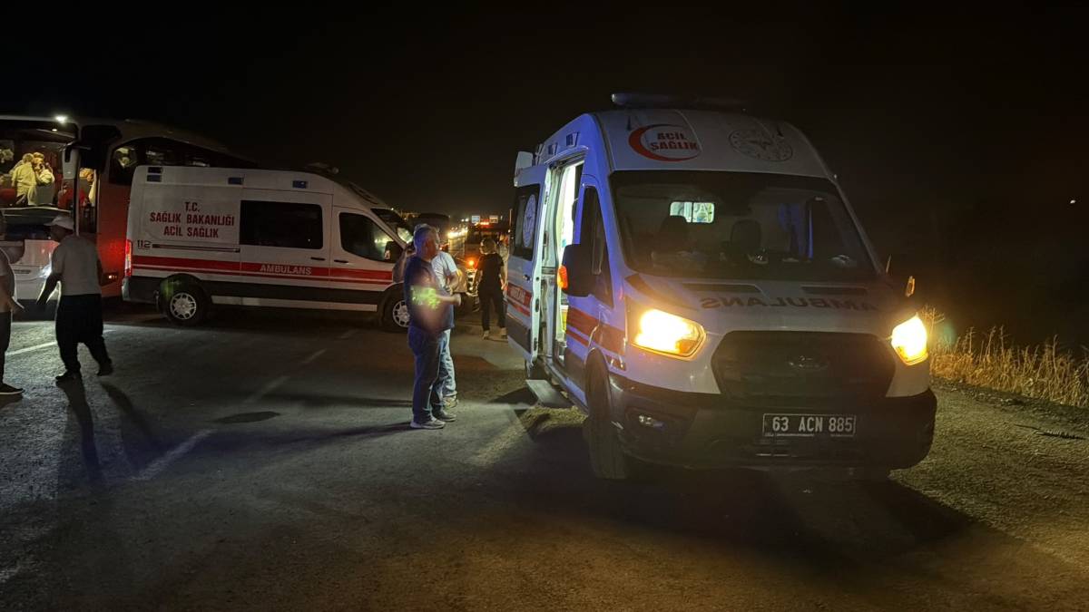 Urfa’da yolcu otobüsleri çarpıştı: Çok sayıda yaralı!