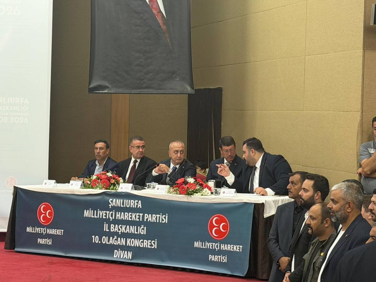 MHP Şanlıurfa İl Kongresi başladı!