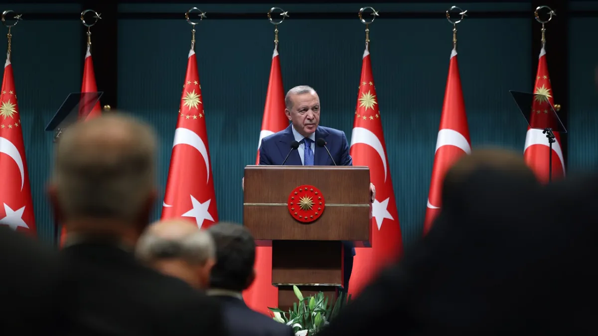 Cumhurbaşkanı Erdoğan Kabine Toplantısı'nın ardından açıklamada bulundu!