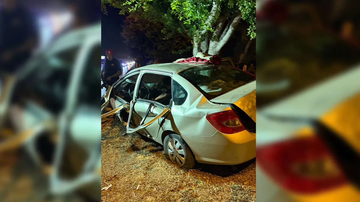 Piknik dönüşü feci kaza!