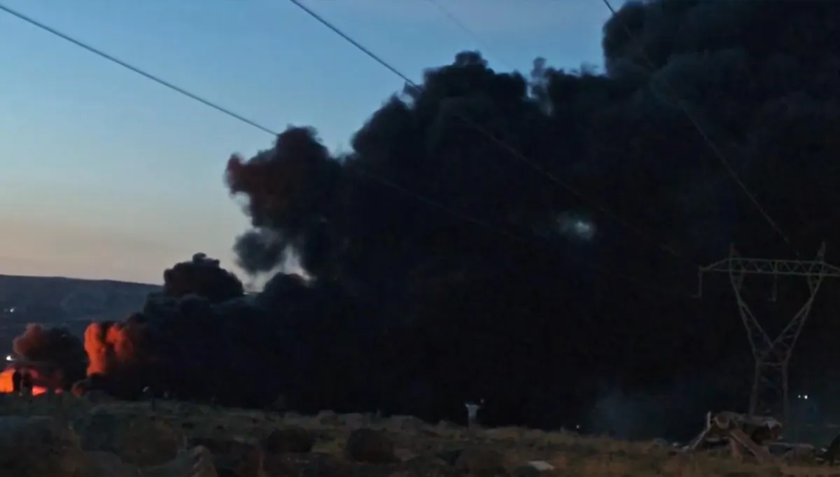 Urfa’da korkutan yangın: Çok sayıda ekip sevk edildi!