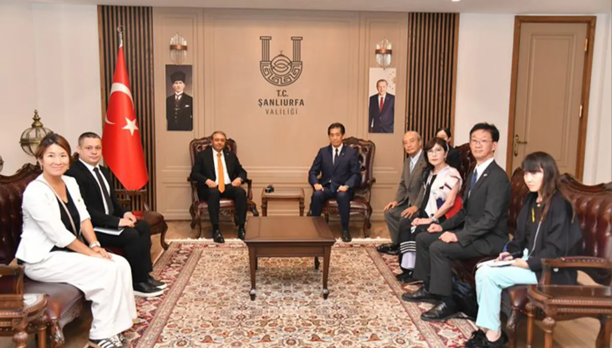 Japonya Dostluk Grubu Başkanı’ndan Vali Şıldak’a ziyaret!