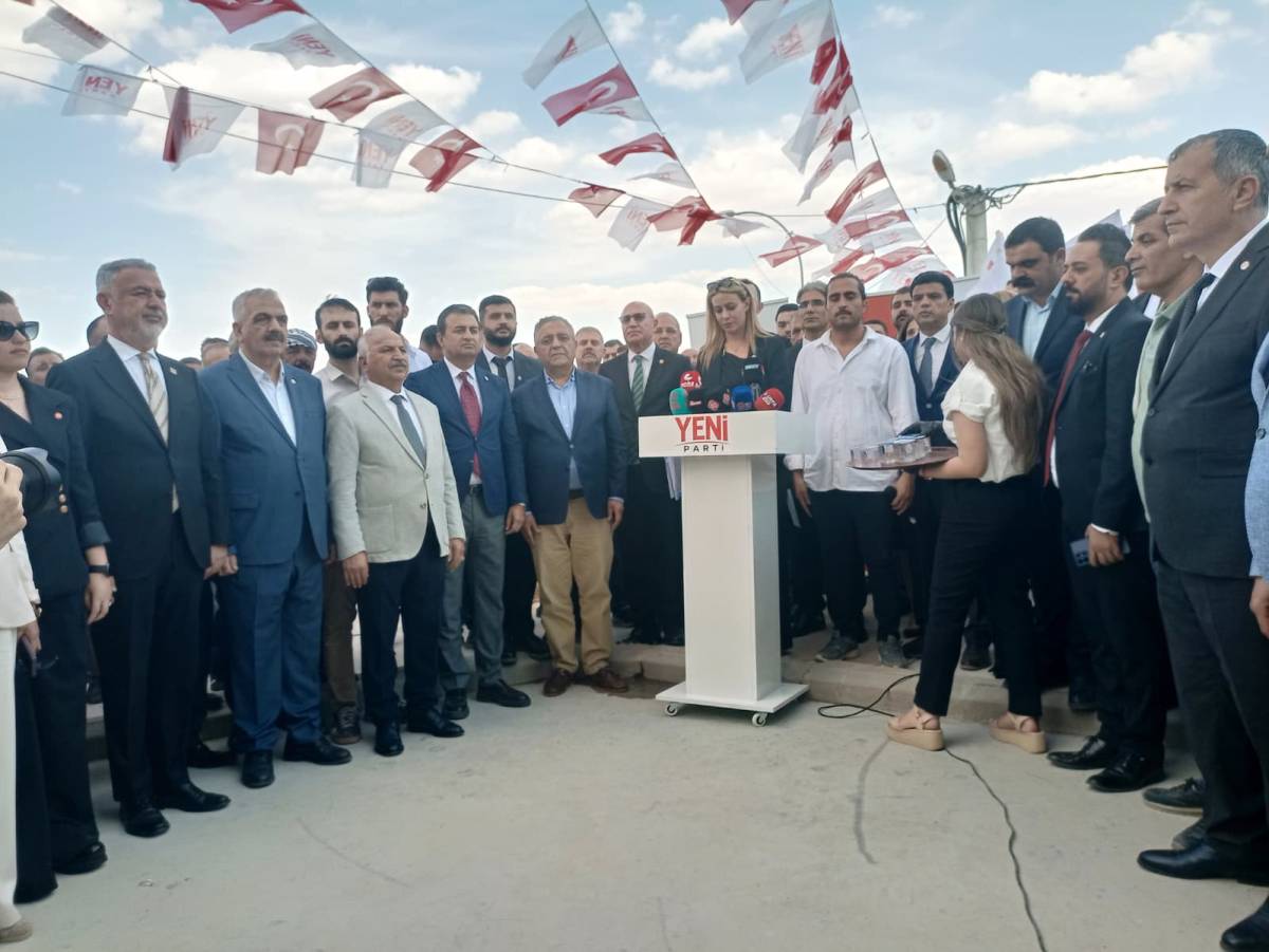 Şanlıurfa’da Yeni Parti’nin İl Başkanlığı açılışında iktidar mesajı