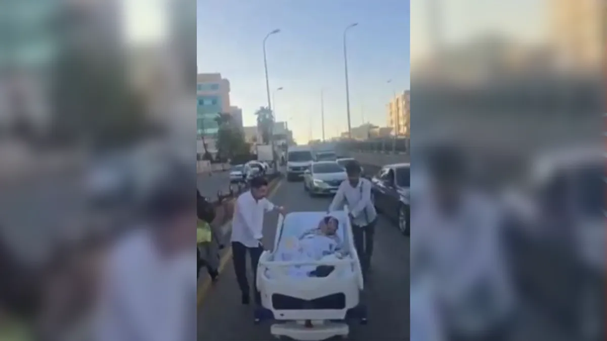 Urfa’da hastayı yatakla hastaneden çıkardılar!