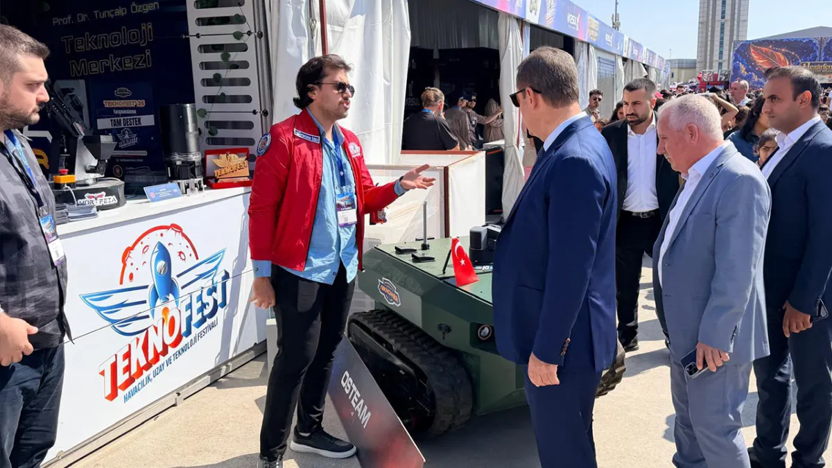 ŞUTSO Başkan adayı TEKNOFEST’te!