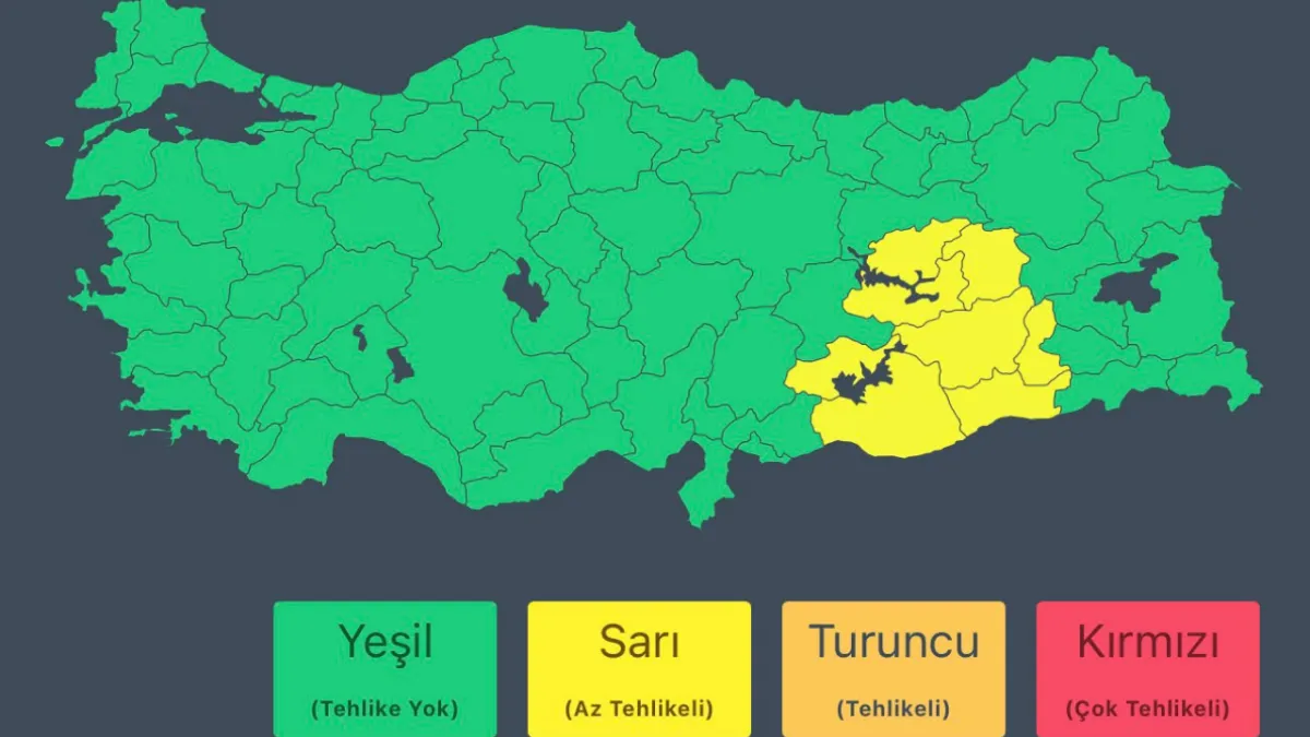 Meteoroloji o illeri uyardı: Yarın yağışlı olacak