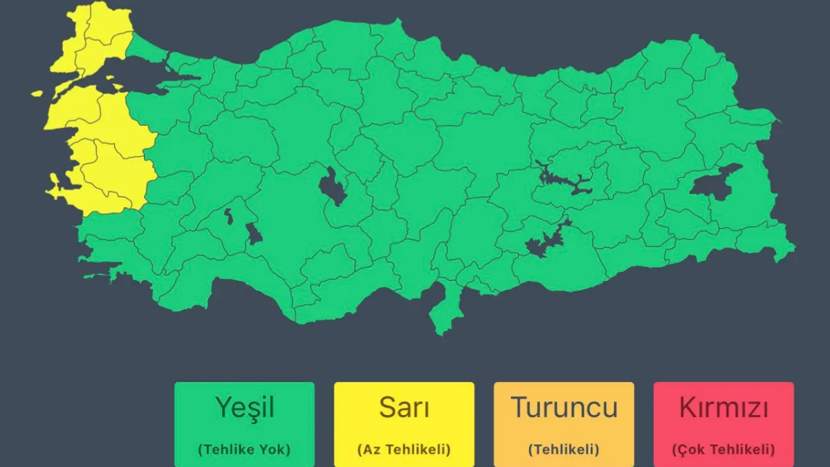 Meteoroloji o illeri uyardı: Yarın yağışlı olacak