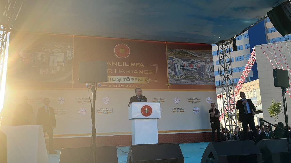 Cumhurbaşkanı Erdoğan Şanlıurfa Şehir Hastanesi Açılış Töreninde konuştu