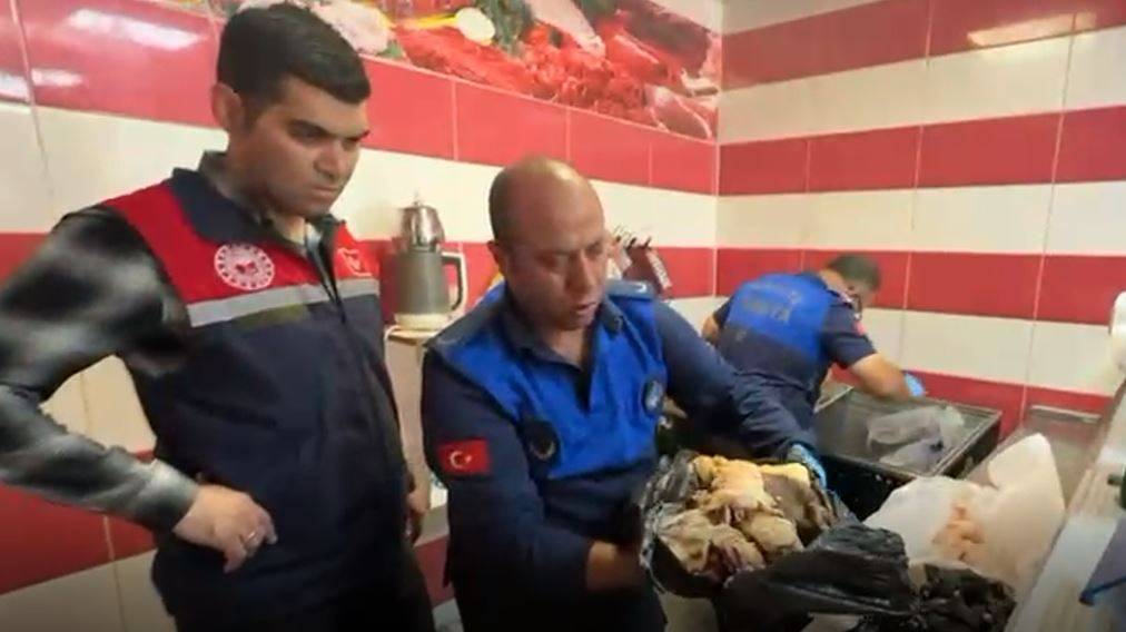 Şanlıurfa’da skandal görüntüler: 170 kilogram bozuk et ele geçirildi
