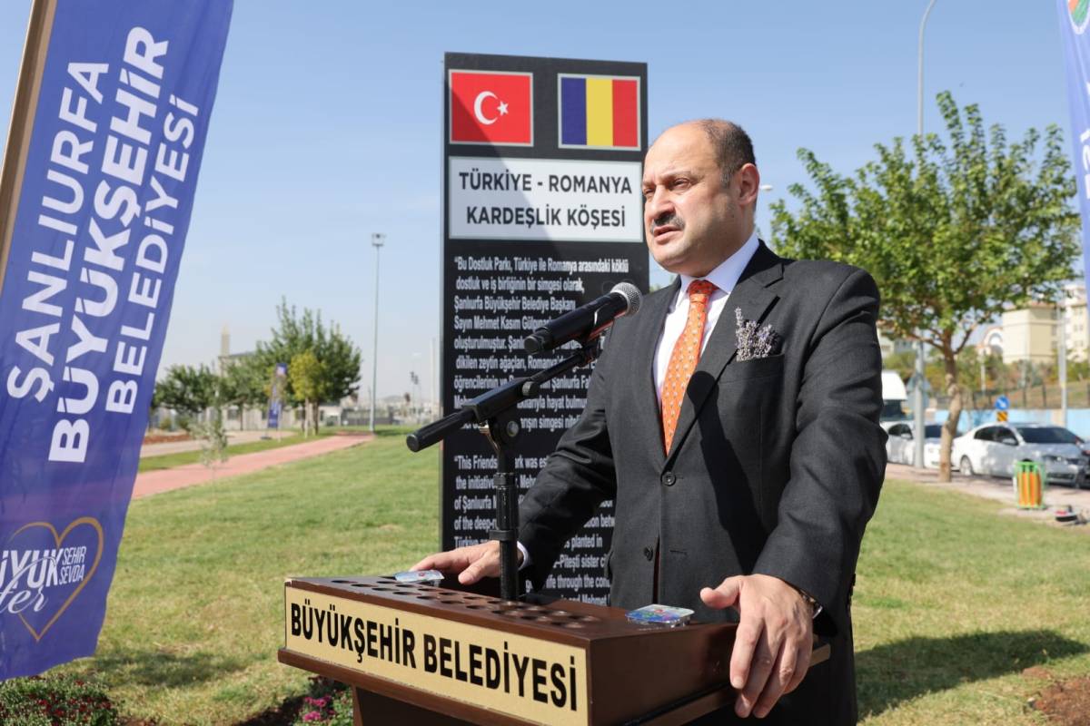 Şanlıurfa ile Pitești arasında dostluk fidanları toprakla buluştu!
